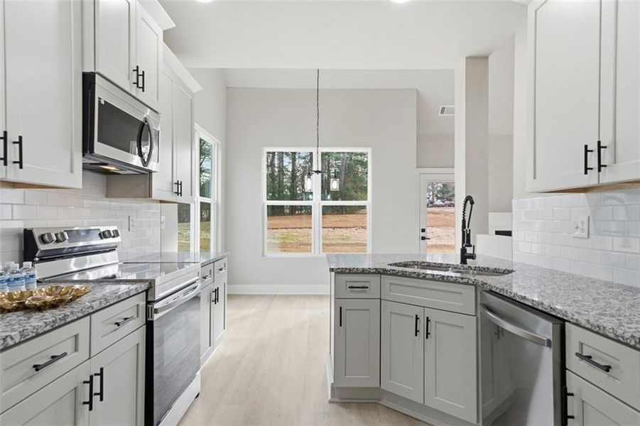 Furnished interior view inside a new home in , Conyers (Image 13).