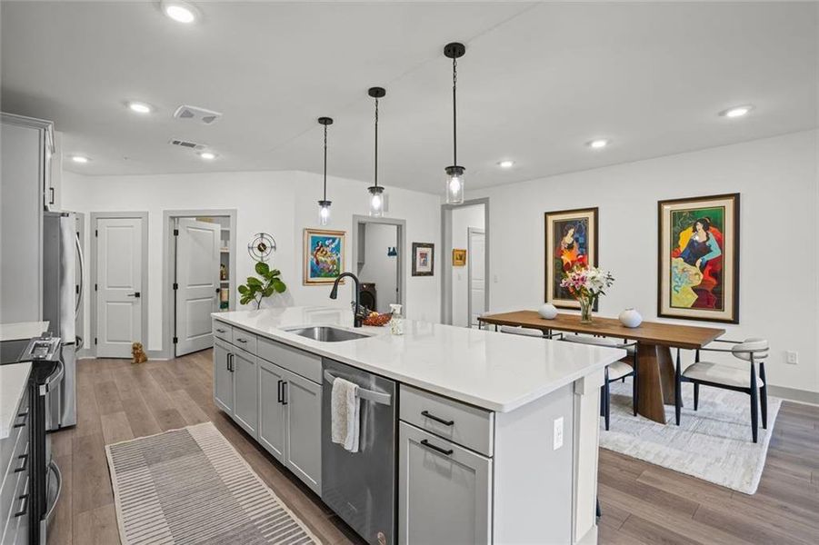 Furnished interior view inside a new home in , Cumming (Image 15).