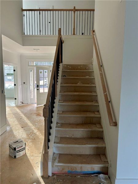 In-progress construction of a new home in Edwards Ridge, Central, SC (Image 15).