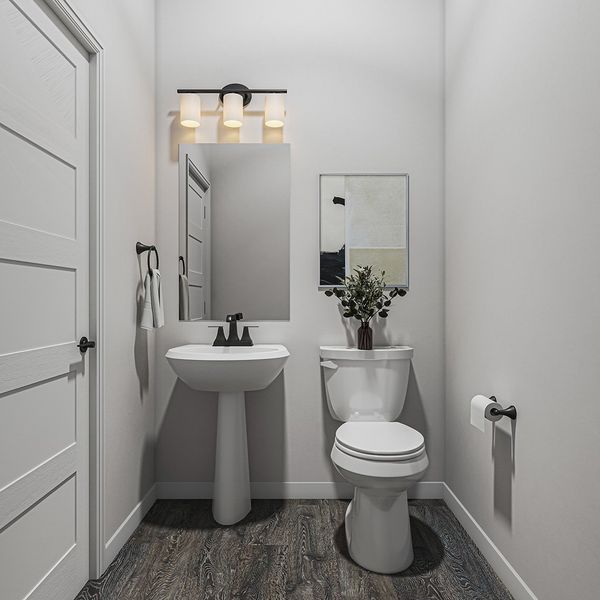 Furnished interior view inside a new home in Arbor Collection at Heritage, Dripping Springs (Image 12).