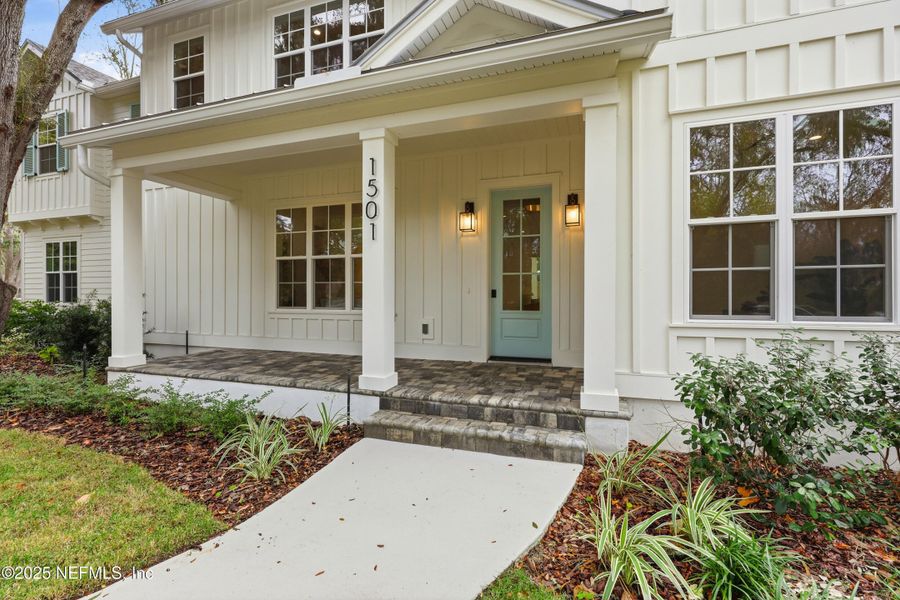 Exterior details and patio area of a home in , Neptune Beach (Image 3). Exterior details and patio area of a home in , Neptune Beach (Image 3).