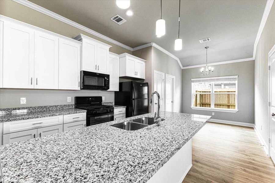 Furnished interior view inside a new home in , Houston (Image 9). Furnished interior view inside a new home in , Houston (Image 9).