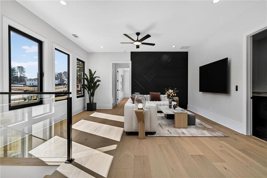 Furnished interior view inside a new home in , Lawrenceville (Image 5).