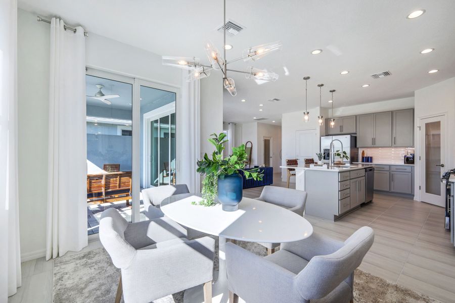 Representative furnished interior of a home built from the Sebring by William Ryan Homes in The Sanctuary – Coastal Collection, Punta Gorda (Image 43).