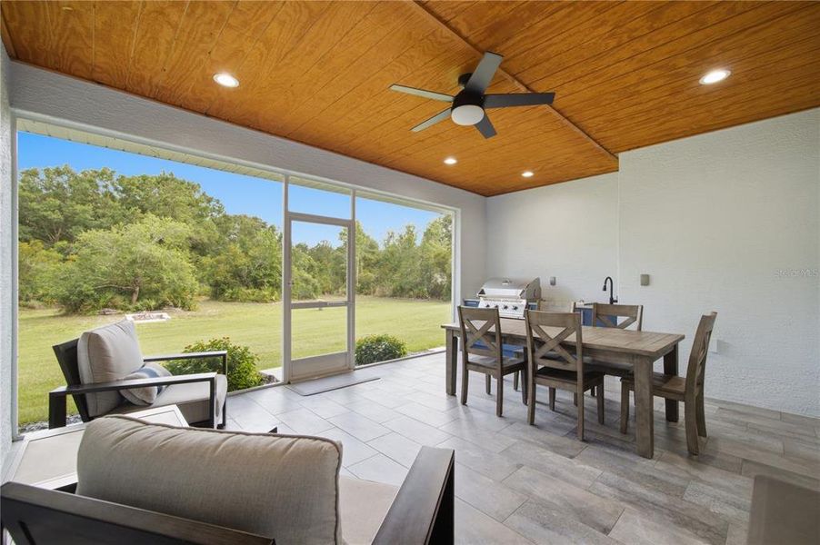 Exterior details and patio area of a home in , Wesley Chapel (Image 34). Exterior details and patio area of a home in , Wesley Chapel (Image 34).