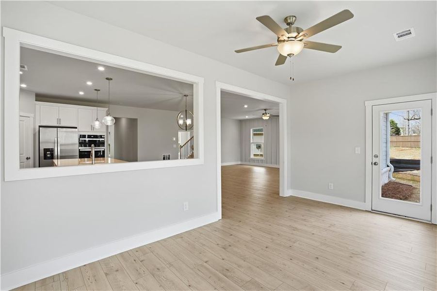 Spacious, unfurnished interior of a new home in Rose Creek, Cumming (Image 12).