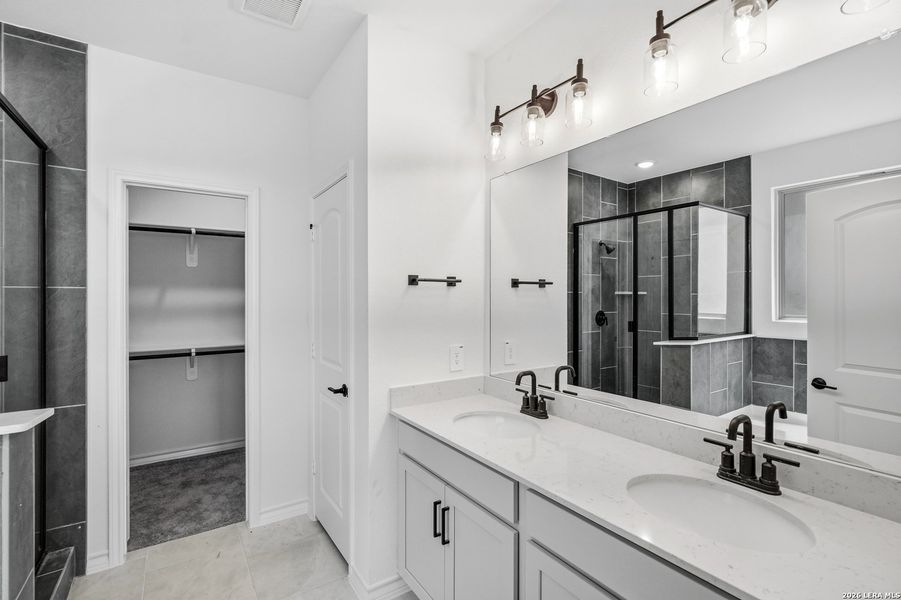 Furnished interior view inside a new home in Davis Ranch, San Antonio (Image 4).
