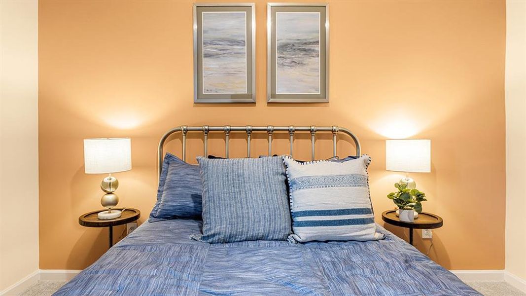 Furnished interior view inside a new home in Brooks Station, Dacula (Image 48).