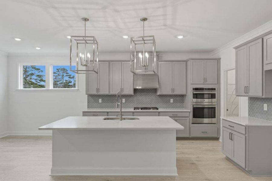 Furnished interior view inside a new home in Reserve at Hickory Walk, Kennesaw (Image 8).