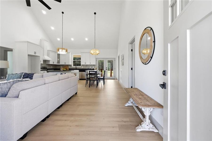 Furnished interior view inside a new home in , Resaca (Image 6). Furnished interior view inside a new home in , Resaca (Image 6).