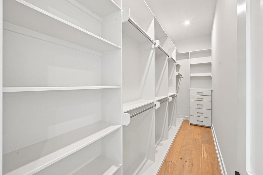 Second closet for primary bedroom.