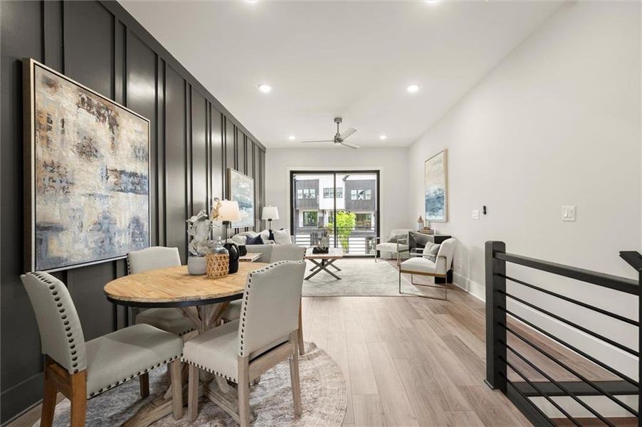 Furnished interior view inside a new home in The Gathering – Alpharetta, Alpharetta (Image 15).