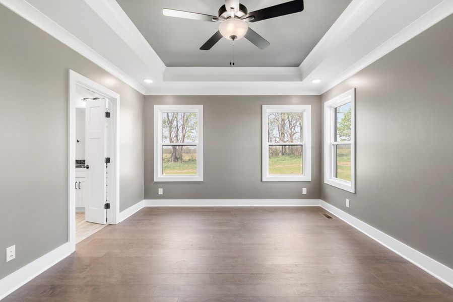Spacious, unfurnished interior of a new home in Whisper Hill, Wendell (Image 63).