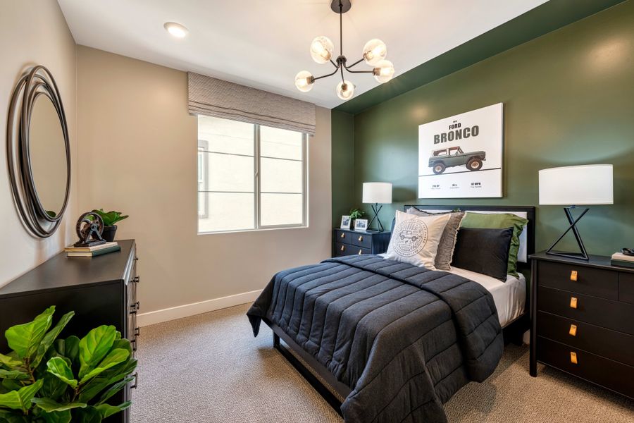 Representative furnished interior of a home built from the Laurel Plan 4002 by Tri Pointe Homes in Waterston Central, Gilbert (Image 12).