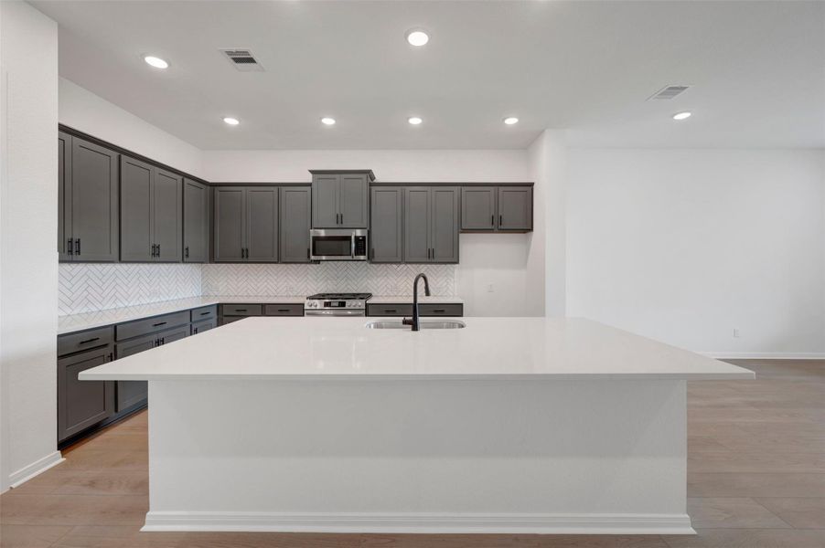 Furnished interior view inside a new home in Jordan Ranch - Terrace Collection, Fulshear (Image 4).