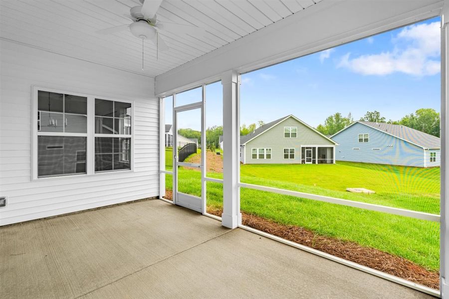 Exterior details and patio area of a home in Brayden, Advance (Image 3).
