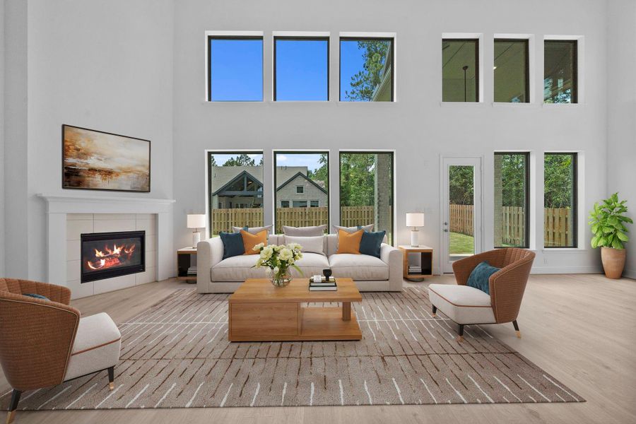 Furnished interior view inside a new home in COLTON, Montgomery (Image 9). Furnished interior view inside a new home in COLTON, Montgomery (Image 9).