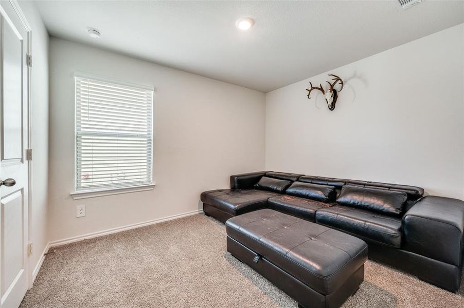 Furnished interior view inside a new home in Enclave at Pecan Creek, Providence Village (Image 16). Furnished interior view inside a new home in Enclave at Pecan Creek, Providence Village (Image 16).