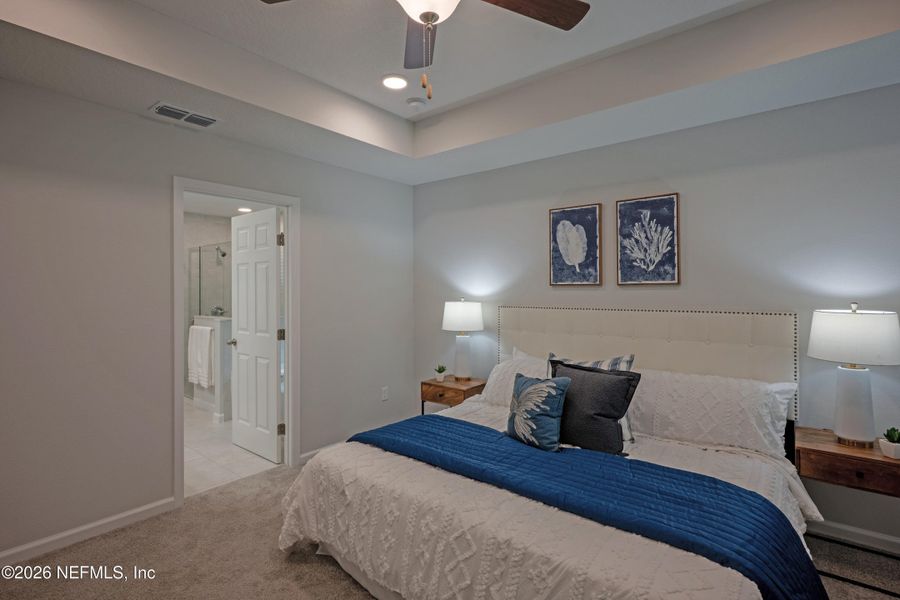 Furnished interior view inside a new home in , Jacksonville (Image 42).