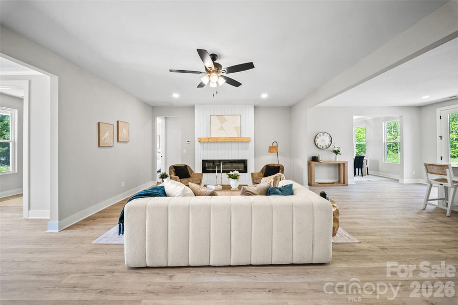Furnished interior view inside a new home in , Concord (Image 7).