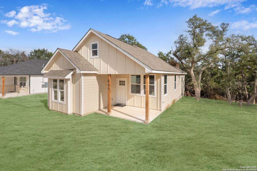Exterior details and patio area of a home in , Spring Branch (Image 25). Exterior details and patio area of a home in , Spring Branch (Image 25).