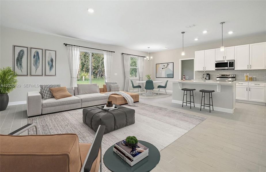 Furnished interior view inside a new home in , Palm Bay (Image 13).