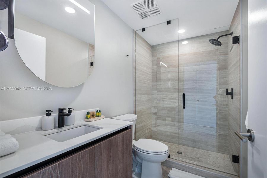 Furnished interior view inside a new home in , Miami Beach (Image 18).