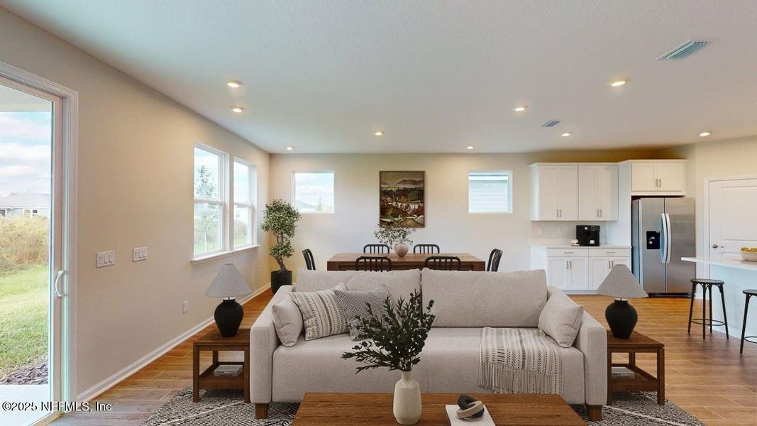 Furnished interior view inside a new home in Lakes at Bella Lago, Green Cove Springs (Image 9).