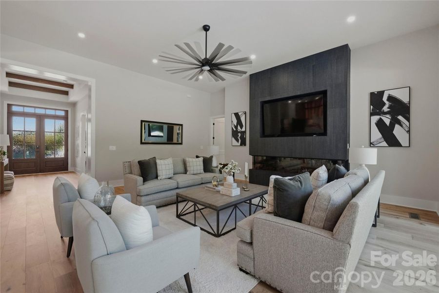 Furnished interior view inside a new home in , Cornelius (Image 38).