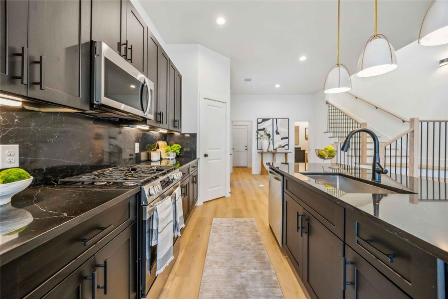 Furnished interior view inside a new home in , Houston (Image 5).