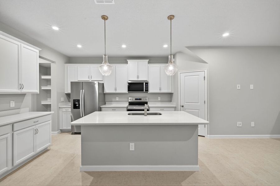 Furnished interior view inside a new home in Bloomingdale Townes, Brandon (Image 2).