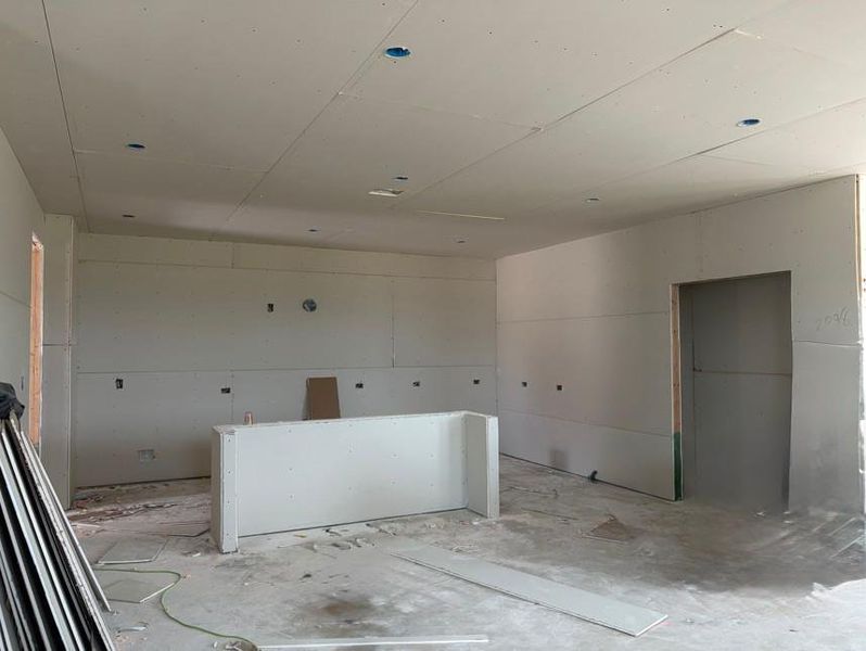 In-progress construction of a new home in La Cima, San Marcos, TX (Image 17).
