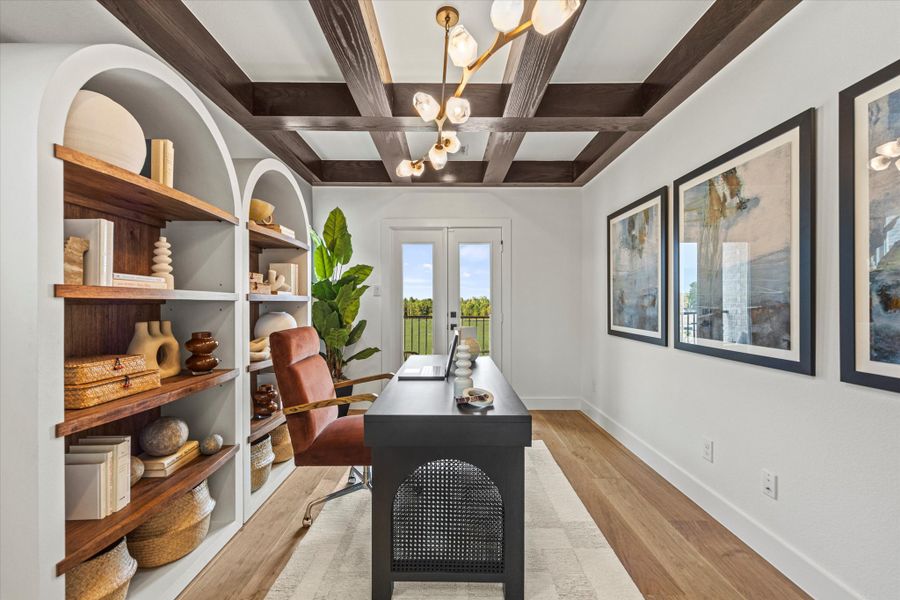 Representative furnished interior of a home built from the Ashbourne by Windsor Homes in Nelson Lake Estates, Rockwall (Image 49).