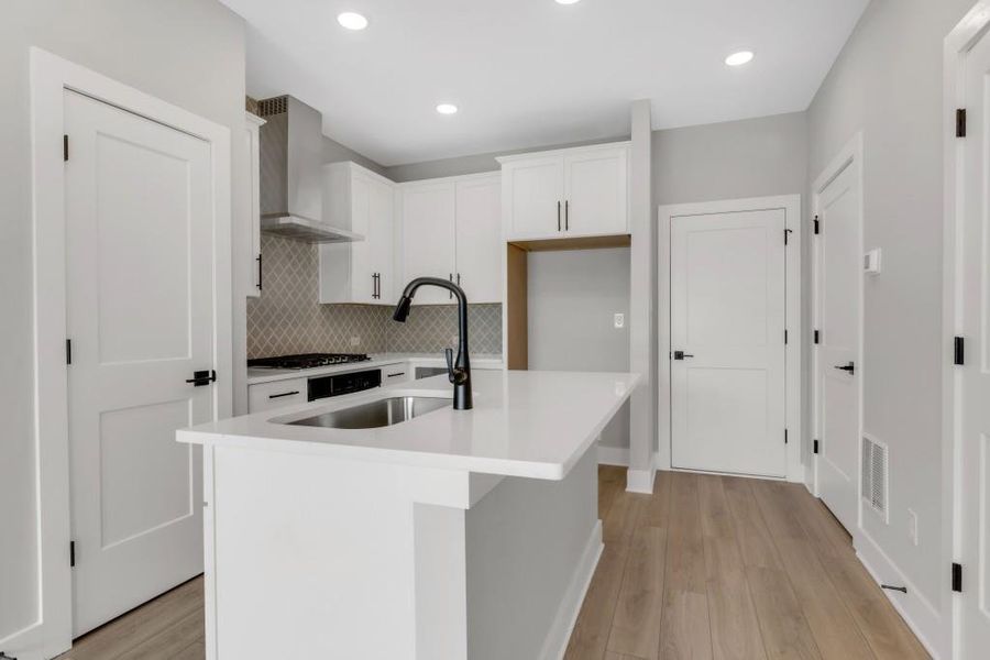 Furnished interior view inside a new home in Echo Park, Suwanee (Image 8). Furnished interior view inside a new home in Echo Park, Suwanee (Image 8).