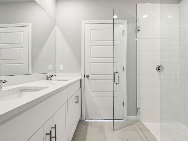 Furnished interior view inside a new home in Crescent Lakes - Premier Series, Punta Gorda (Image 8).