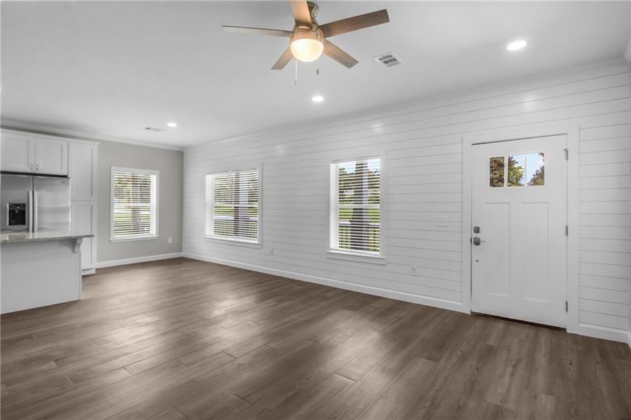 Spacious, unfurnished interior of a new home in , Ludowici (Image 19). Spacious, unfurnished interior of a new home in , Ludowici (Image 19).