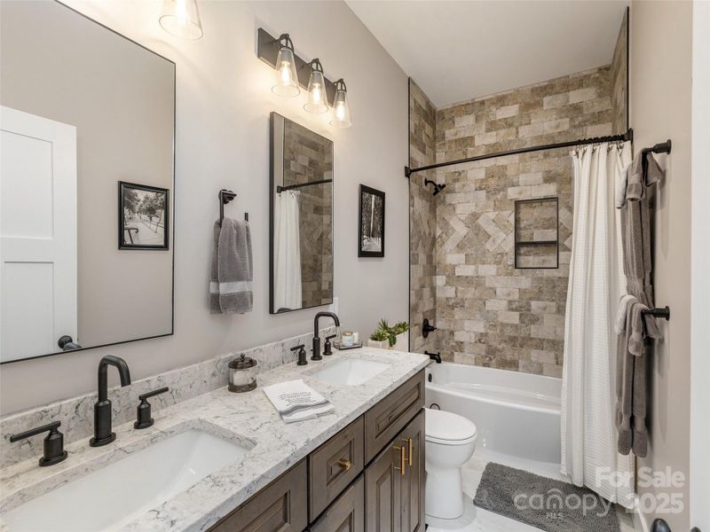 Furnished interior view inside a new home in , Hendersonville (Image 33).