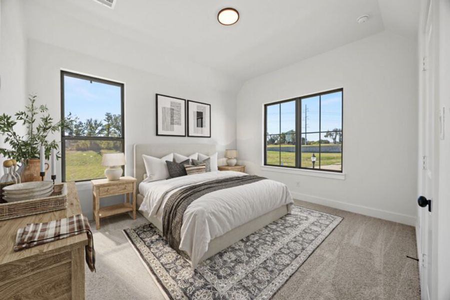 Furnished interior view inside a new home in Chatham Reserve, Providence Village (Image 9).