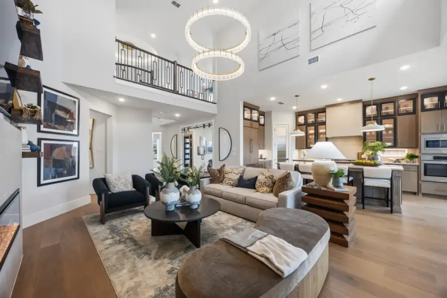 Representative furnished interior of a home built from the Rosalie by Landon Homes in Fields - Brookside, Frisco (Image 3).