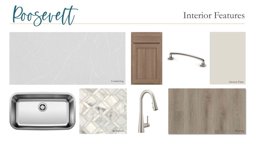 Sample of building materials used in homes in Lariat, Liberty Hill (Image 17).