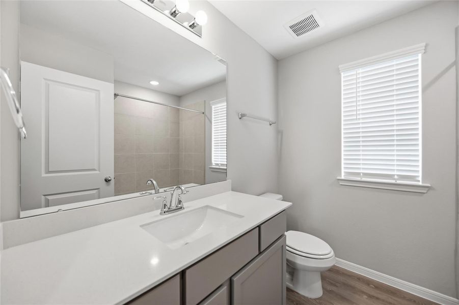 Furnished interior view inside a new home in , Houston (Image 8).