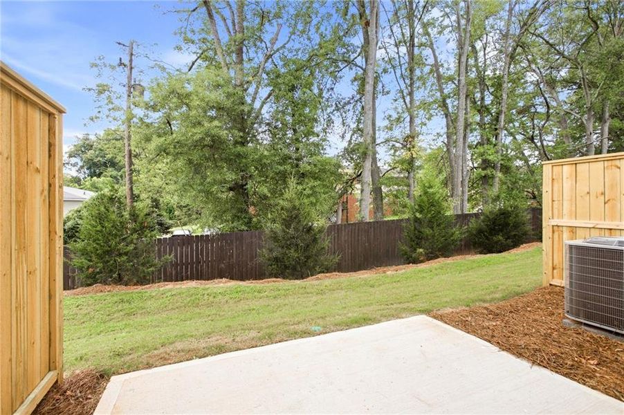 Exterior details and patio area of a home in , Austell (Image 24). Exterior details and patio area of a home in , Austell (Image 24).