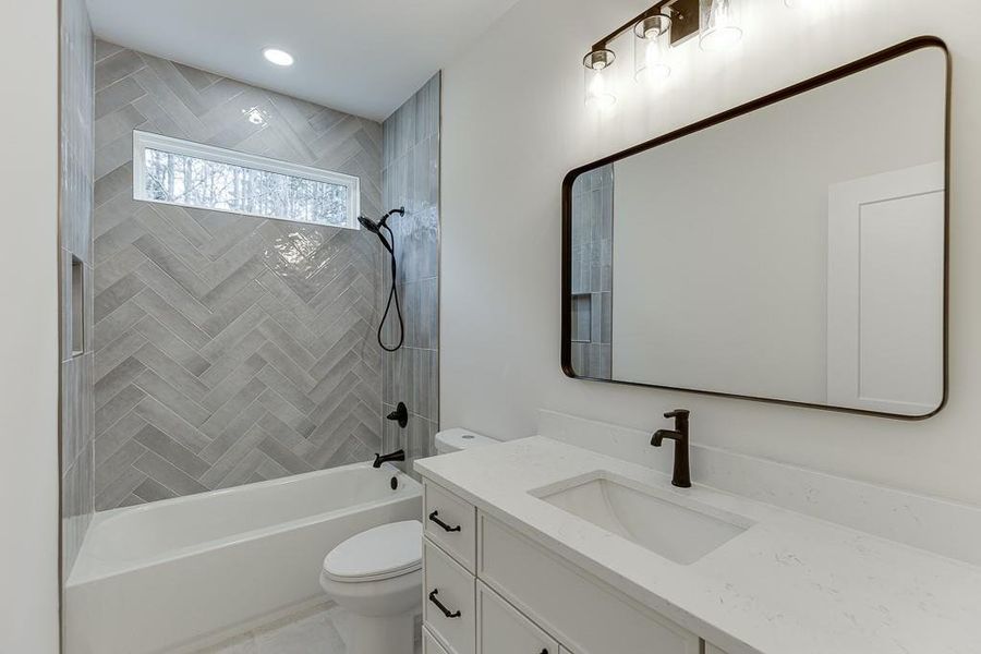 Furnished interior view inside a new home in , Flowery Branch (Image 15).