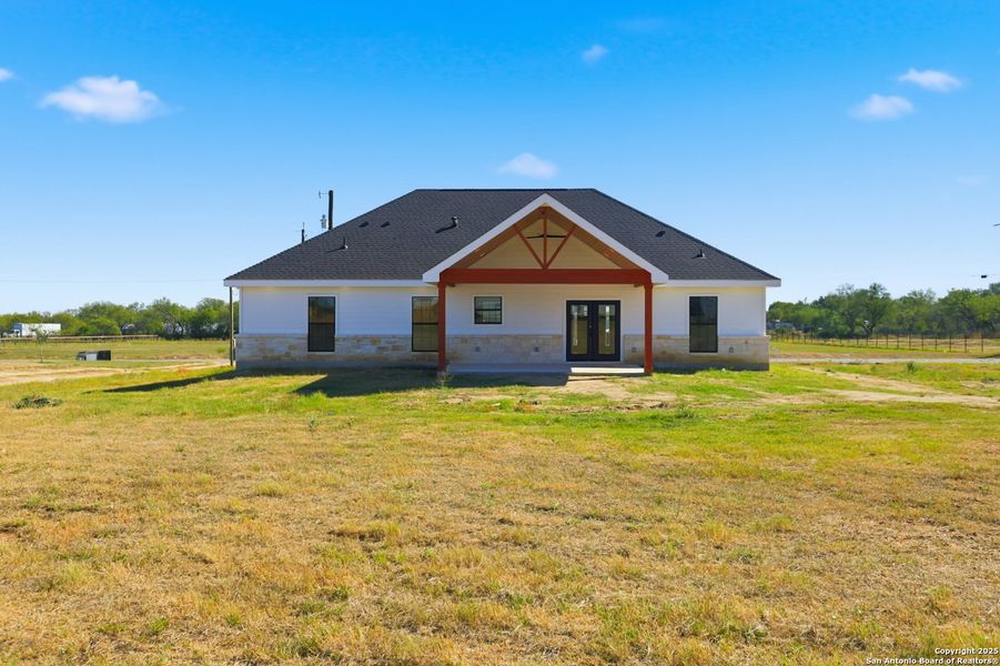 Exterior details and patio area of a home in , Atascosa (Image 25). Exterior details and patio area of a home in , Atascosa (Image 25).