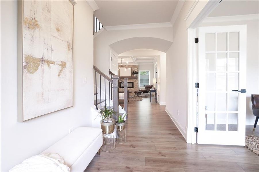 Furnished interior view inside a new home in , Lawrenceville (Image 8).