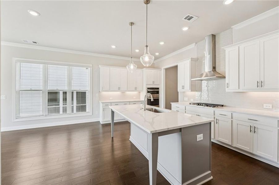 Furnished interior view inside a new home in Palisades Single Family, Cumming (Image 19).