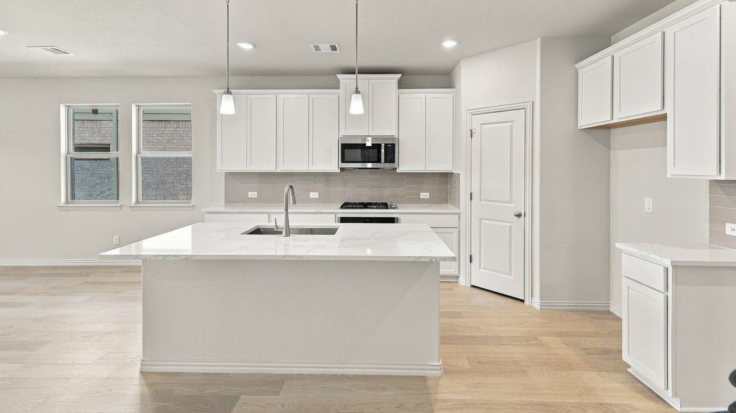 Furnished interior view inside a new home in Westridge Journey, McKinney (Image 24).