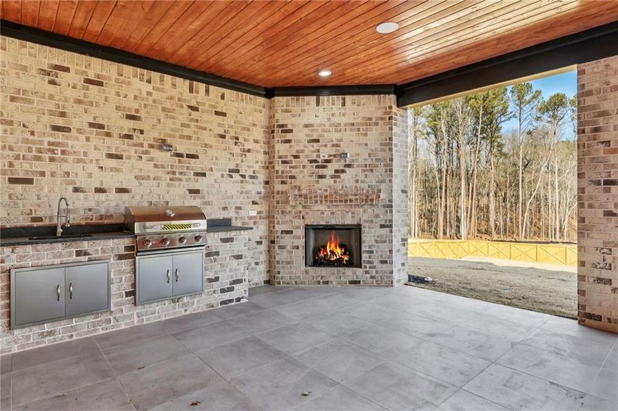 Exterior details and patio area of a home in , Dacula (Image 28). Exterior details and patio area of a home in , Dacula (Image 28).