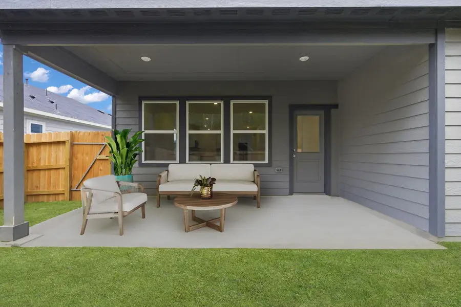Representative exterior details of a home built from the Walnut by Taylor Morrison in Raburn Reserve 50s, Tomball (Image 3).