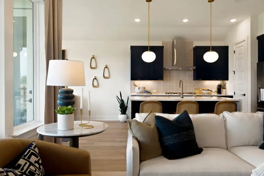 Furnished interior view inside a new home in Lagos Reserve, Manor (Image 10).